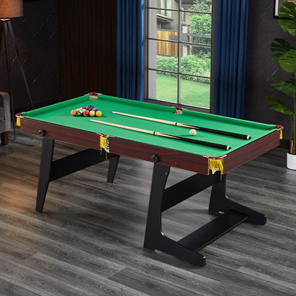 CUETIQ GTF003 5FT/6FT 3-IN-1 Billiard Table/ Ping-pong Table/ Office Desk Foldable Design - Image 2