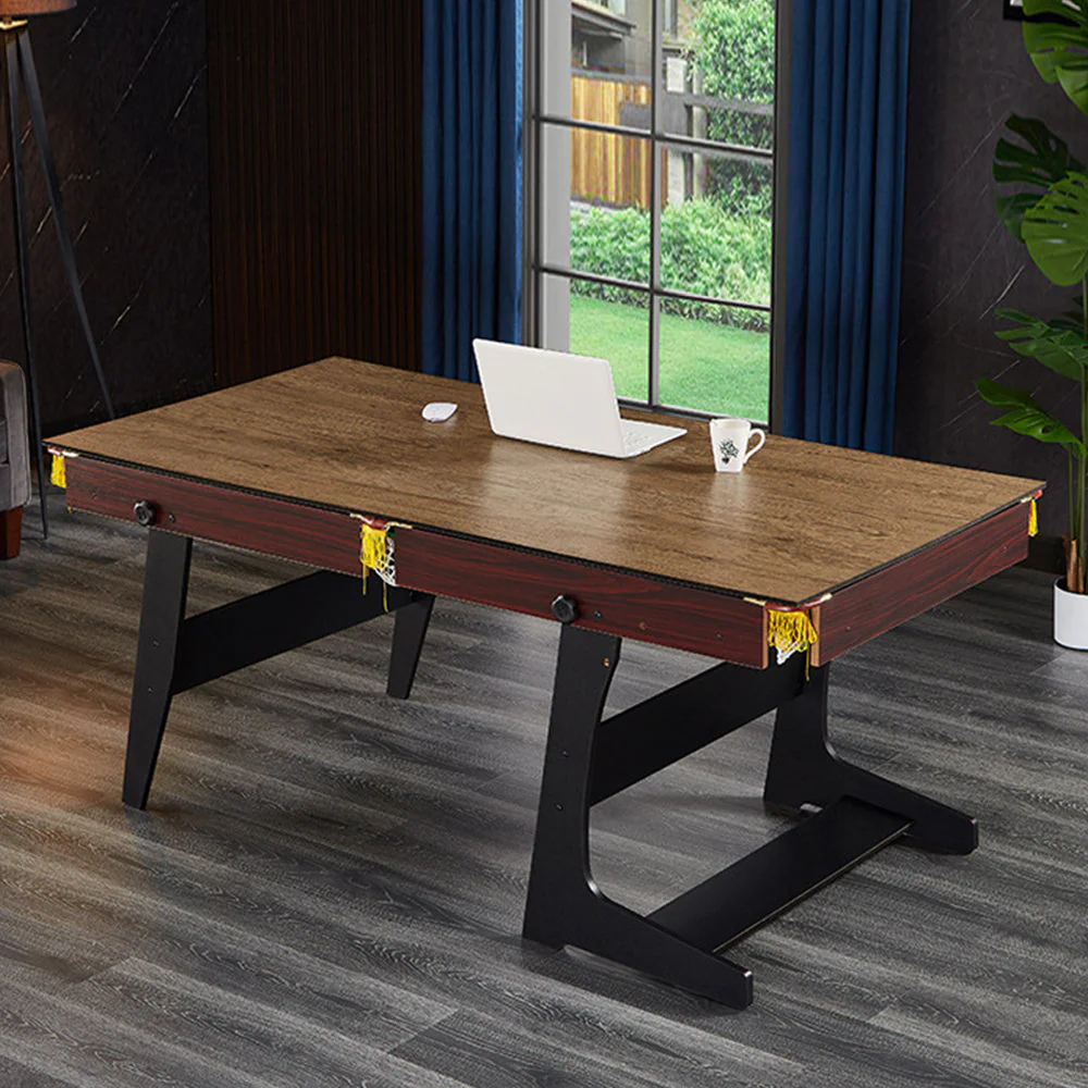 CUETIQ GTF003 5FT/6FT 3-IN-1 Billiard Table/ Ping-pong Table/ Office Desk Foldable Design - Image 3