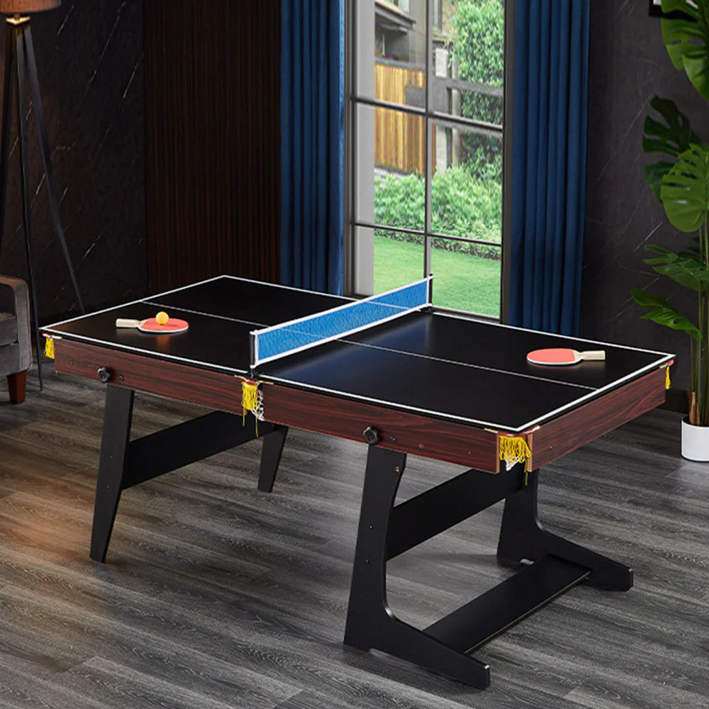 CUETIQ GTF003 5FT/6FT 3-IN-1 Billiard Table/ Ping-pong Table/ Office Desk Foldable Design - Image 4