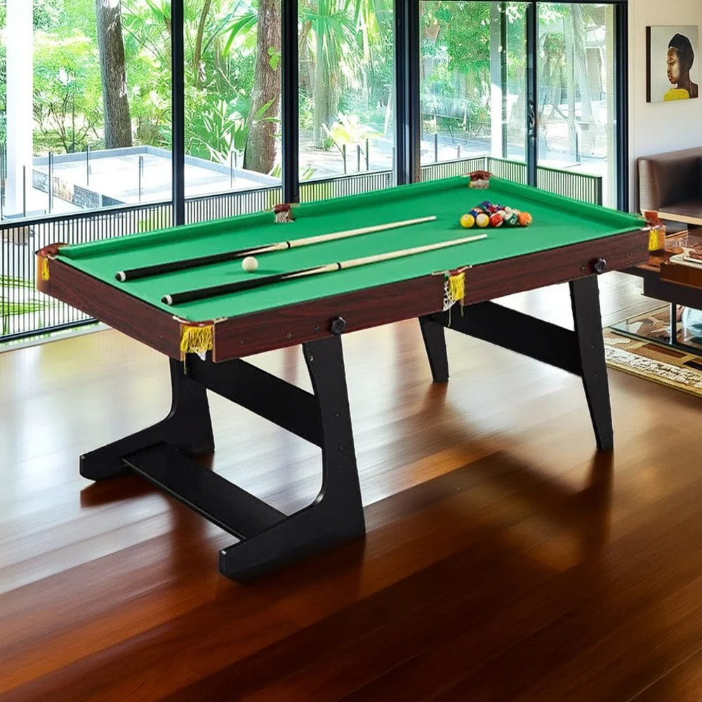CUETIQ GTF003 5FT/6FT 3-IN-1 Billiard Table/ Ping-pong Table/ Office Desk Foldable Design - Image 5