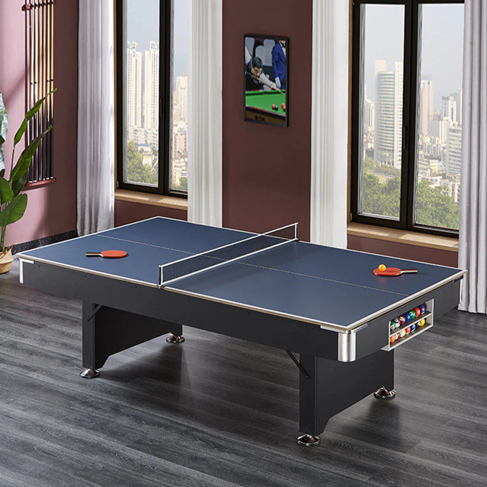 CUETIQ GTF004 7FT/8FT 3-IN-1 Billiard Table/ Ping-pong Table/ Office Desk Foldable Design - Image 4