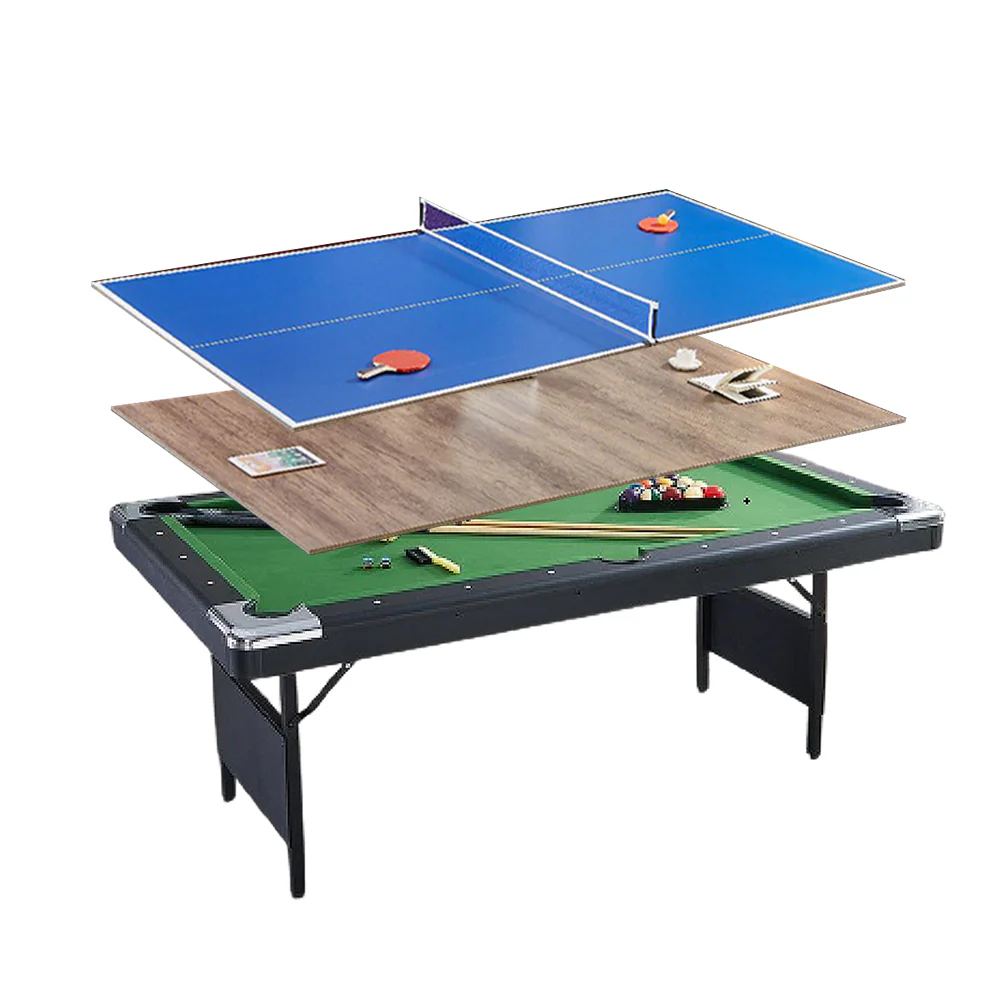 CUETIQ GTF005 7FT/8FT 3-IN-1 Billiard Table/ Ping-pong Table/ Office Desk Foldable Design - Image 10