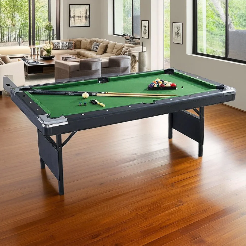CUETIQ GTF005 7FT/8FT 3-IN-1 Billiard Table/ Ping-pong Table/ Office Desk Foldable Design - Image 14