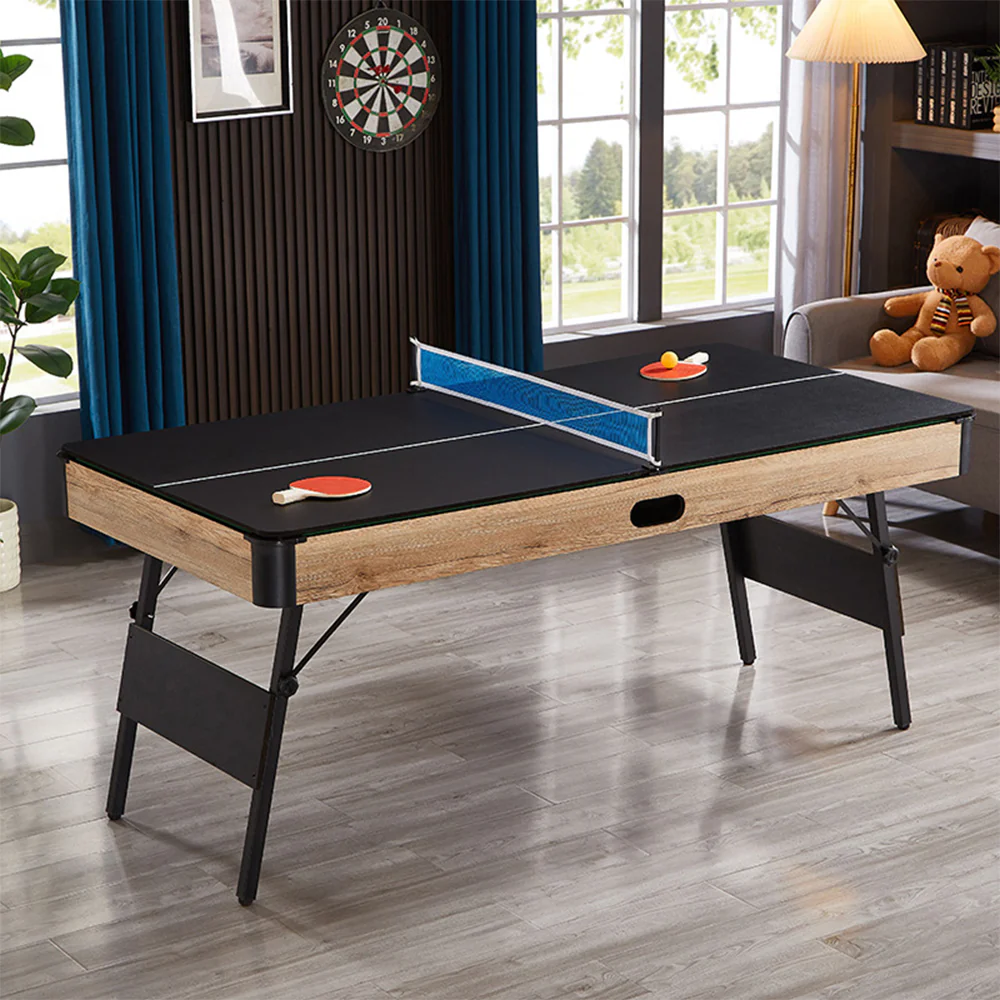 CUETIQ GTF008 6FT 3-IN-1 Billiard Table/ Ping-pong Table/ Office Desk Foldable Design - Image 3