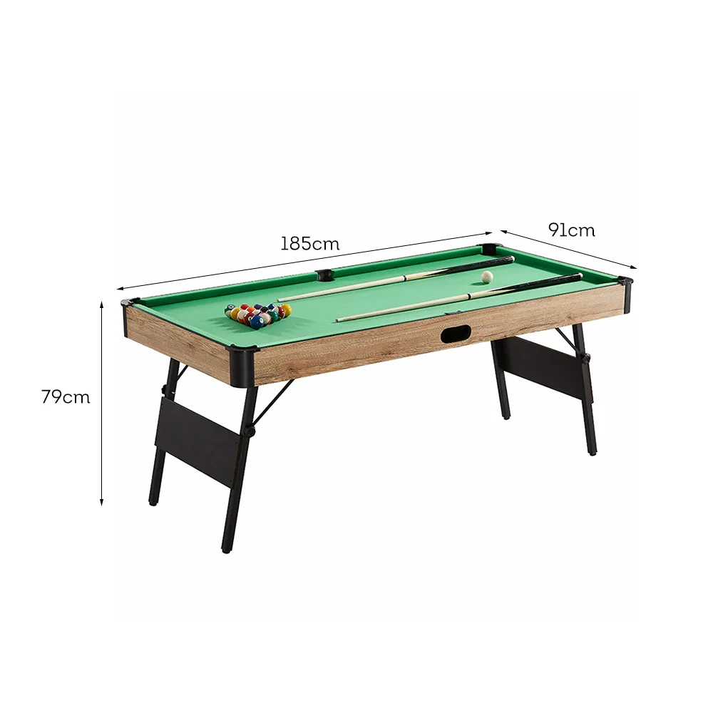 CUETIQ GTF008 6FT 3-IN-1 Billiard Table/ Ping-pong Table/ Office Desk Foldable Design - Image 9