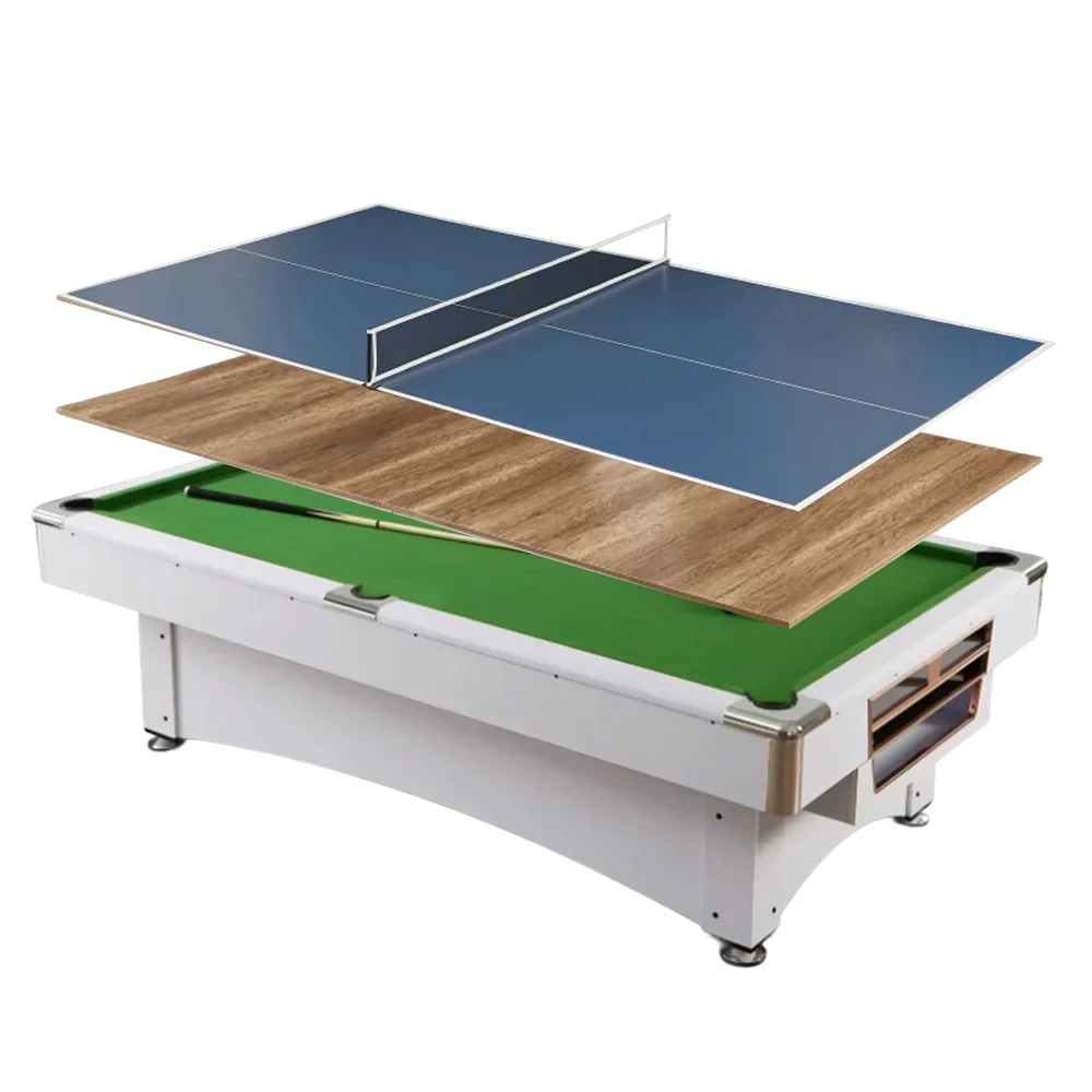 CUETIQ GTMDF004 7FT MDF 3IN1 Billiard Table / Ping-Pong Table/ Office Desk - Image 9