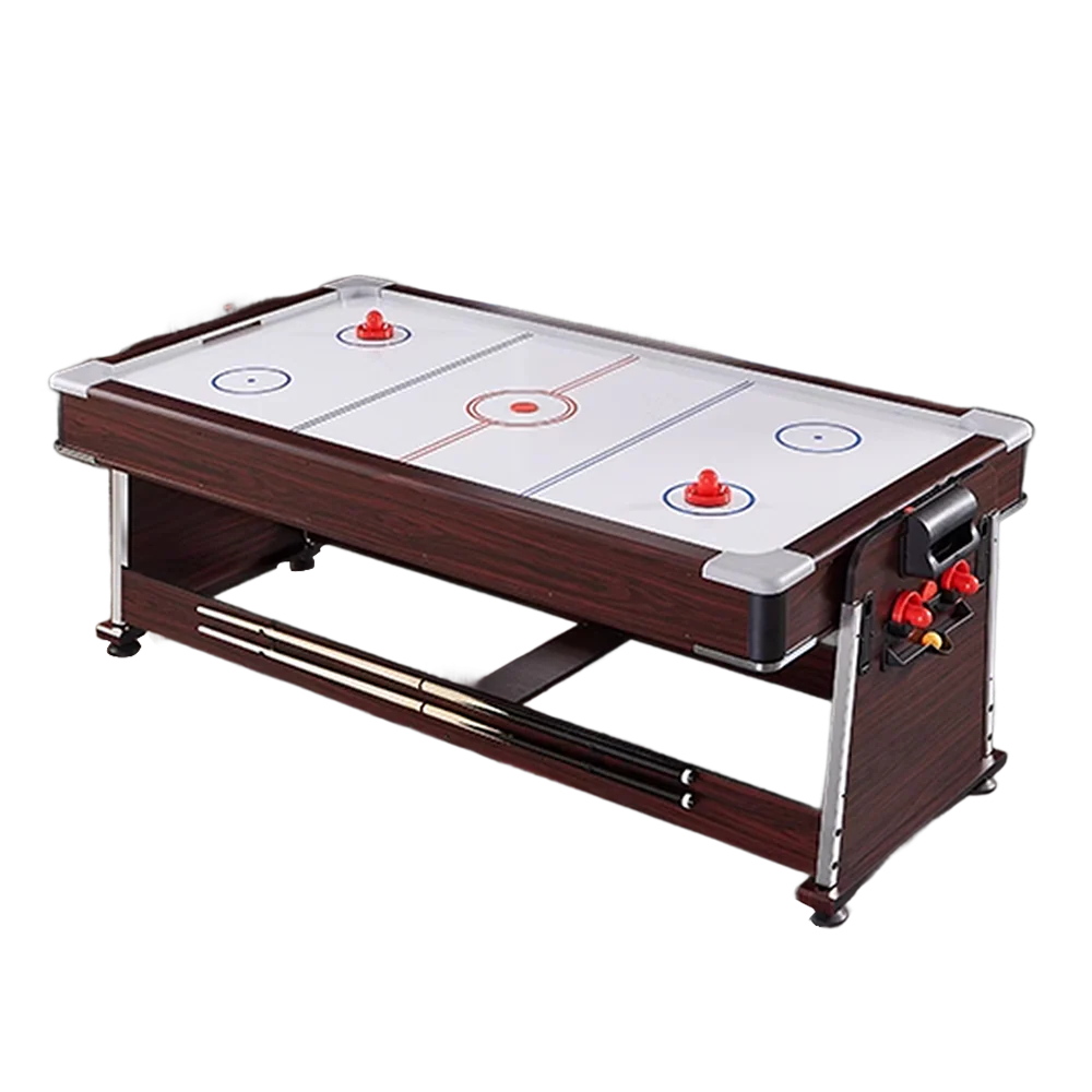 CUETIQ GTM001 7FT 4IN1 Billiard Table/ Ping-pong Table/ Office Table/Air Hockey - Brown - Image 5
