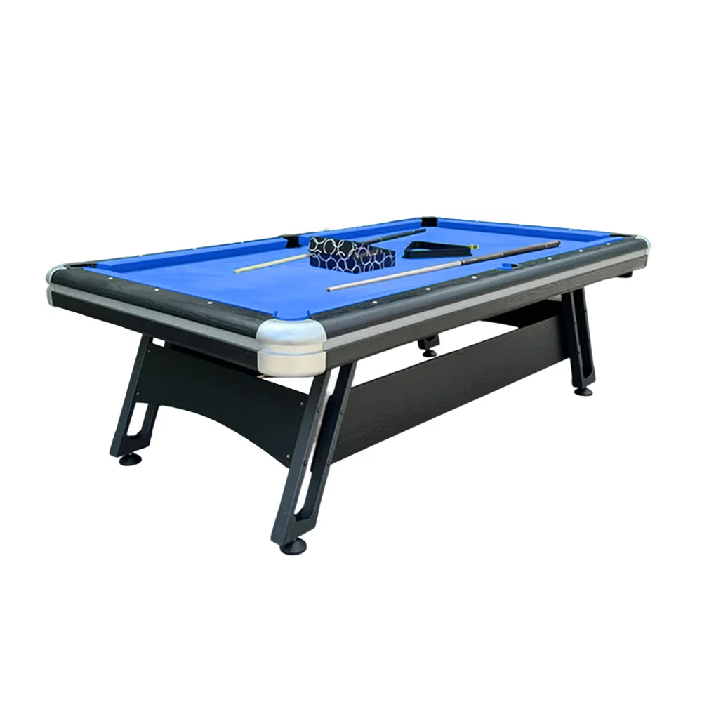 CUETIQ 9FT Iron-Leg Pool Table - Professional Billiards Table, Heavy-Duty Frame, Space-Saving Luxury Modern Design - Image 16