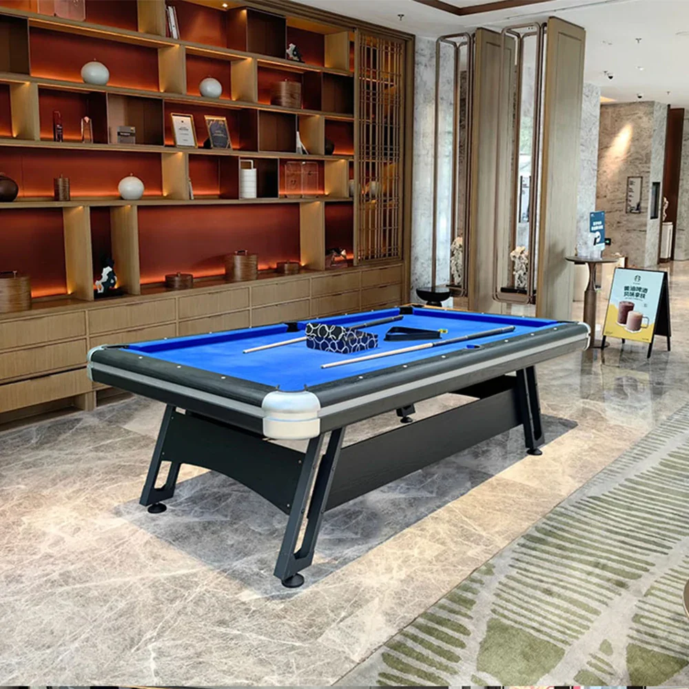 CUETIQ 9FT Iron-Leg Pool Table - Professional Billiards Table, Heavy-Duty Frame, Space-Saving Luxury Modern Design - Image 17