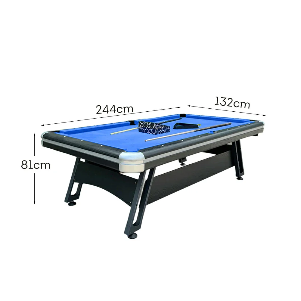 CUETIQ 8FT Iron-Leg Pool Table - Professional Billiards Table, Heavy-Duty Frame, Space-Saving Luxury Modern Design - Image 5