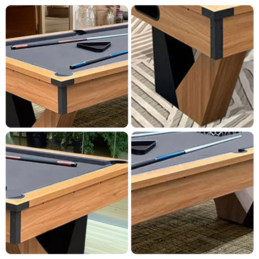 CUETIQ 9FT MDF Billiard Table V-Frame Design W/ Accessories - Image 18