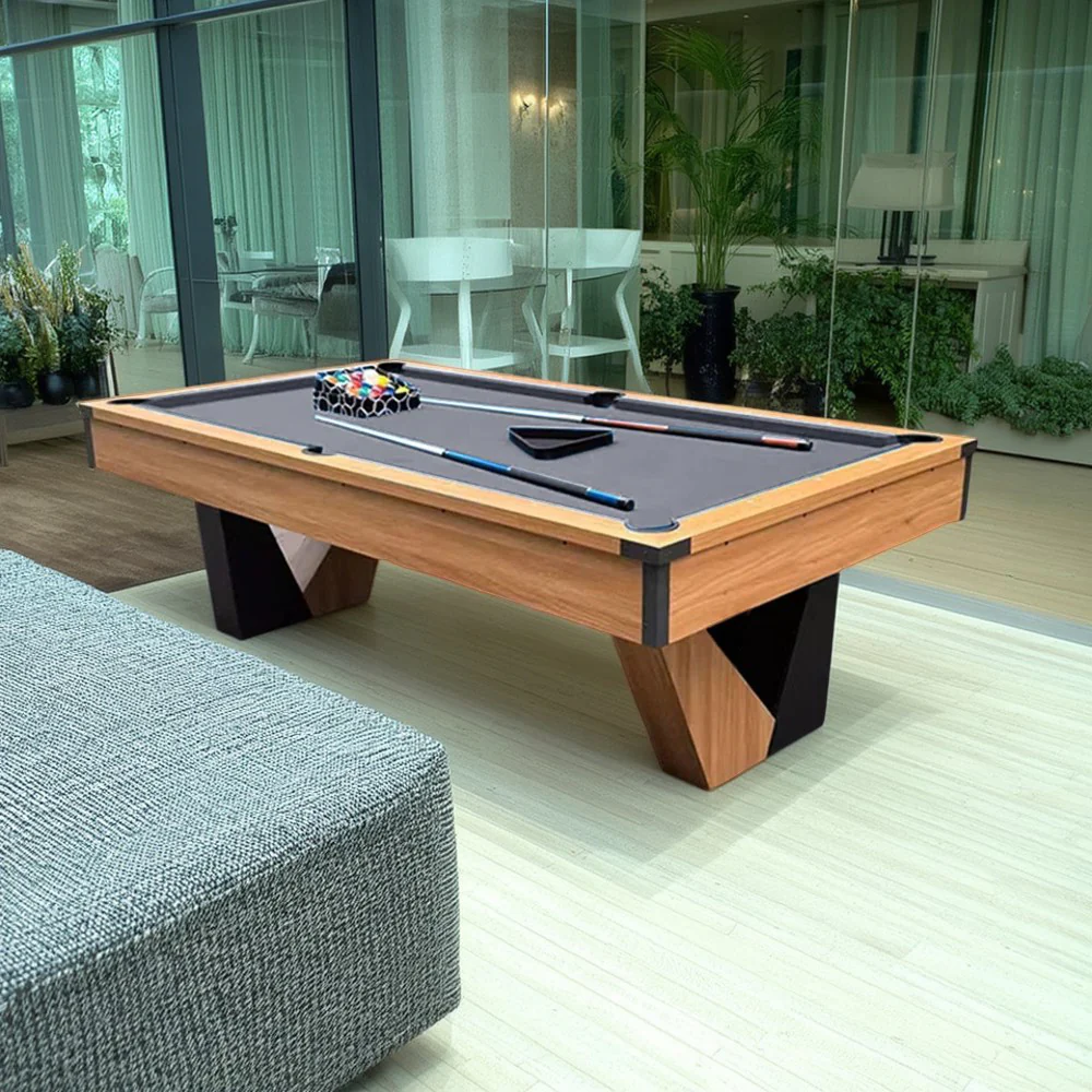 CUETIQ 9FT MDF Billiard Table V-Frame Design W/ Accessories - Image 19
