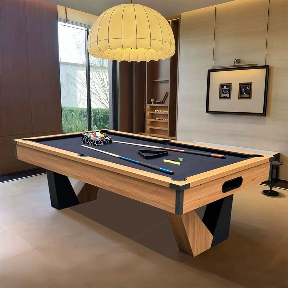 CUETIQ 9FT MDF Billiard Table V-Frame Design W/ Accessories - Image 4