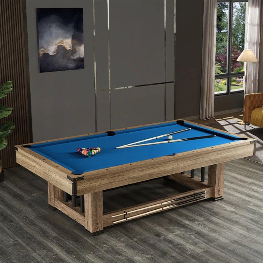 CUETIQ TE 3-IN-1 8FT Black&Blue MDF Billiard Table Free Accessories - Image 10
