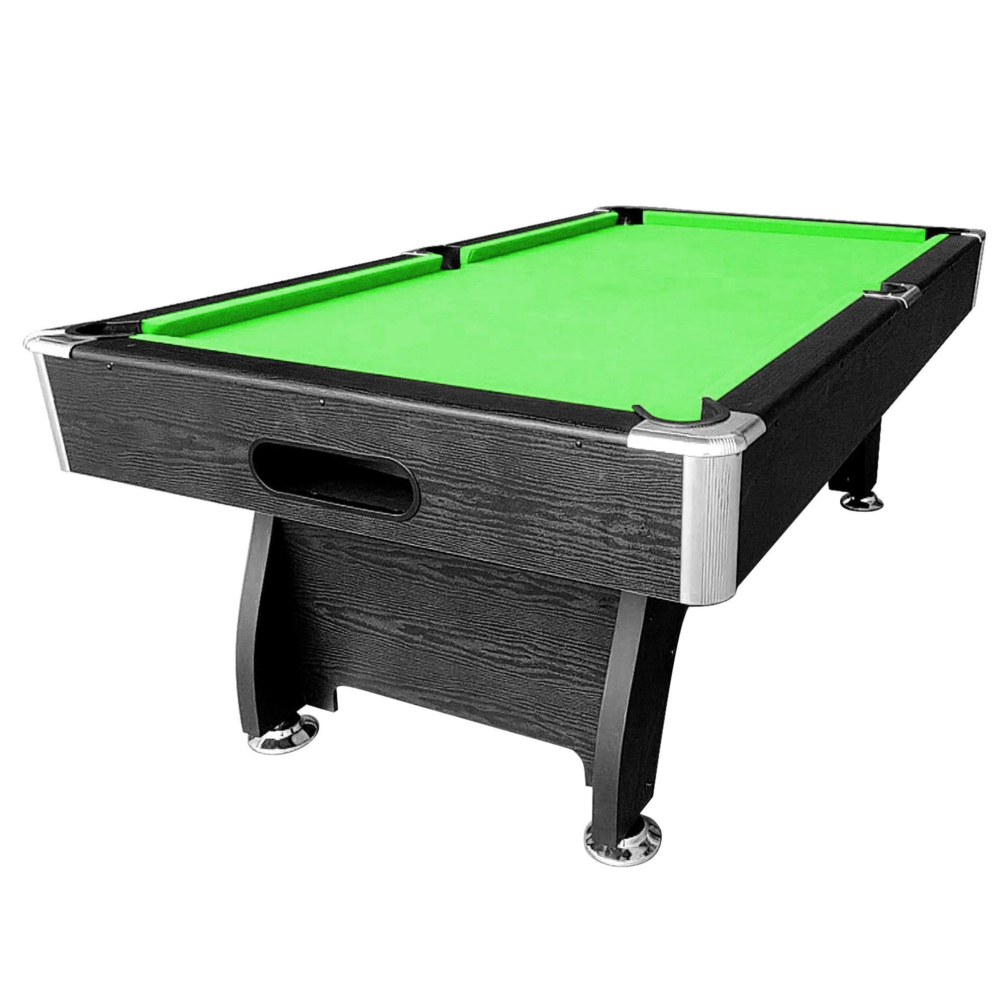 CUETIQ 7FT MDF Pool Snooker Billiard Table with Accessories Pack - Black Frame - Image 12