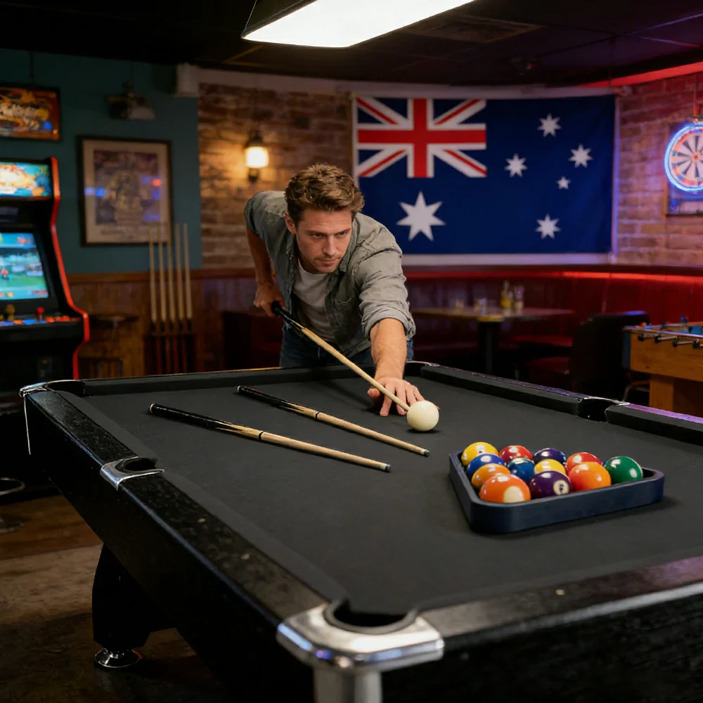 CUETIQ 7FT MDF Pool Snooker Billiard Table with Accessories Pack - Black Frame - Image 17