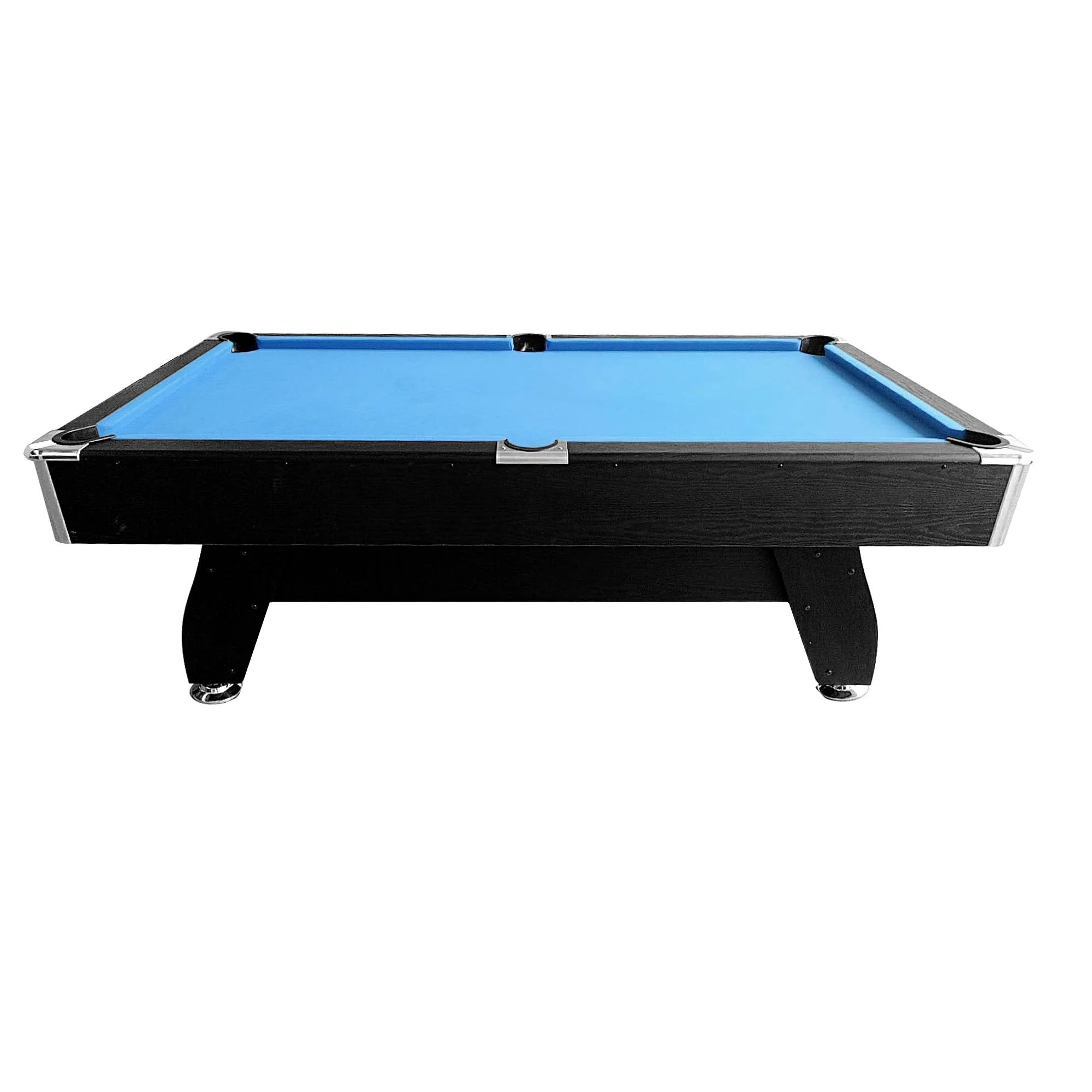 CUETIQ 7FT MDF Pool Snooker Billiard Table with Accessories Pack - Black Frame - Image 6