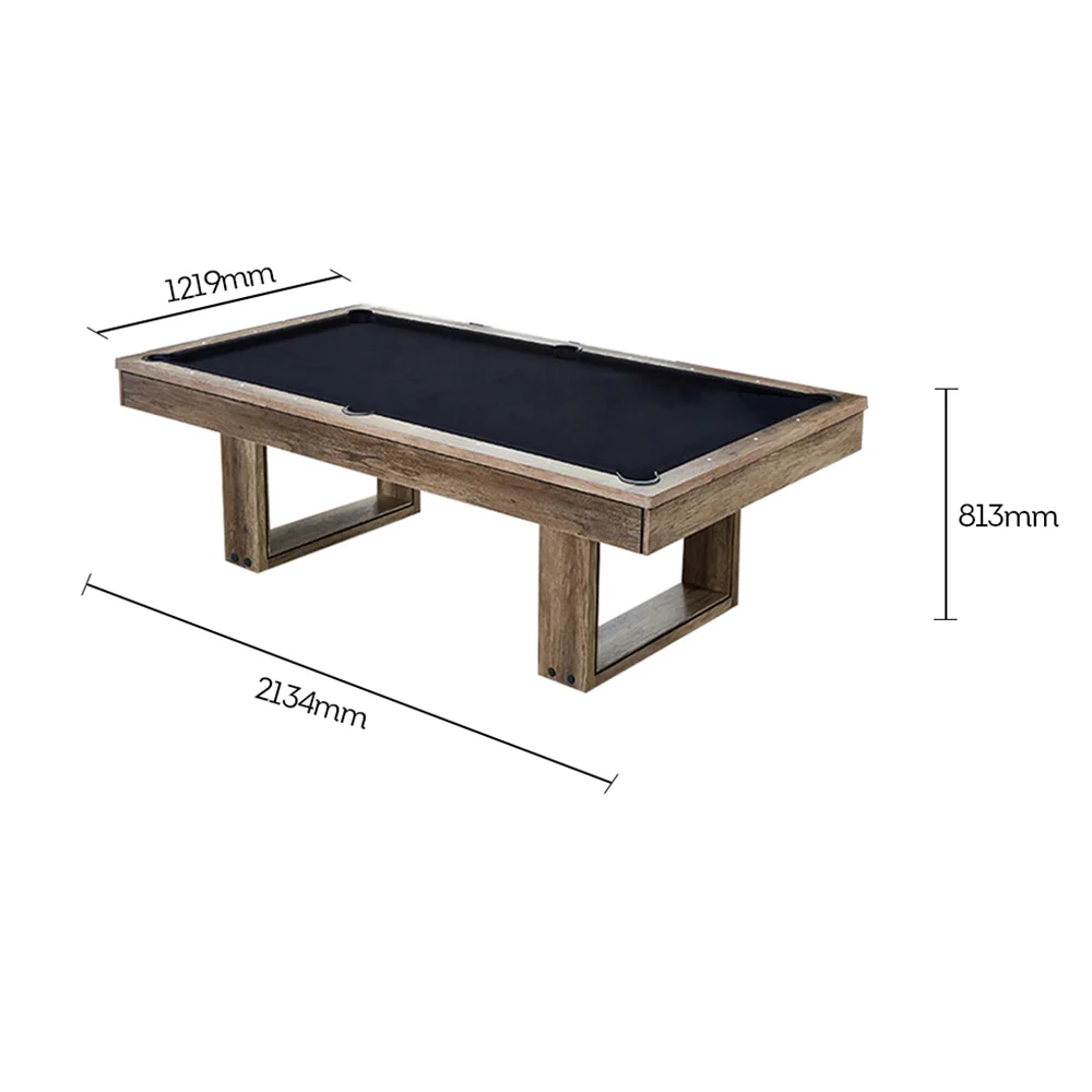 CUETIQ 7FT 3-IN-1 Simple Modern Pool Table/ Billards Table/ Pingpong Table/ Dining Table With Free Accessories - Image 13