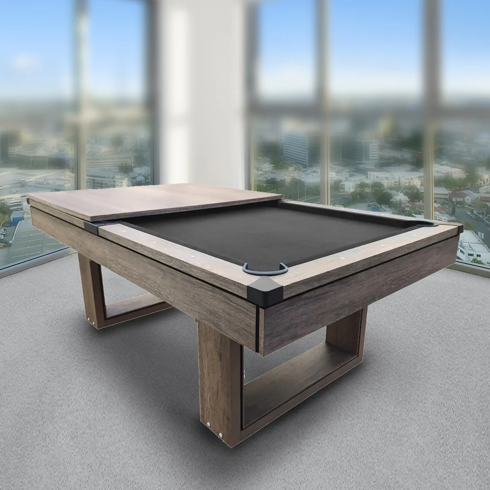 CUETIQ 7FT 3-IN-1 Simple Modern Pool Table/ Billards Table/ Pingpong Table/ Dining Table With Free Accessories - Image 14