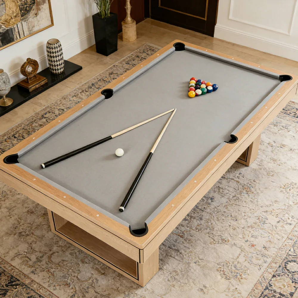 CUETIQ 7FT 3-IN-1 Simple Modern Pool Table/ Billards Table/ Pingpong Table/ Dining Table With Free Accessories - Image 19