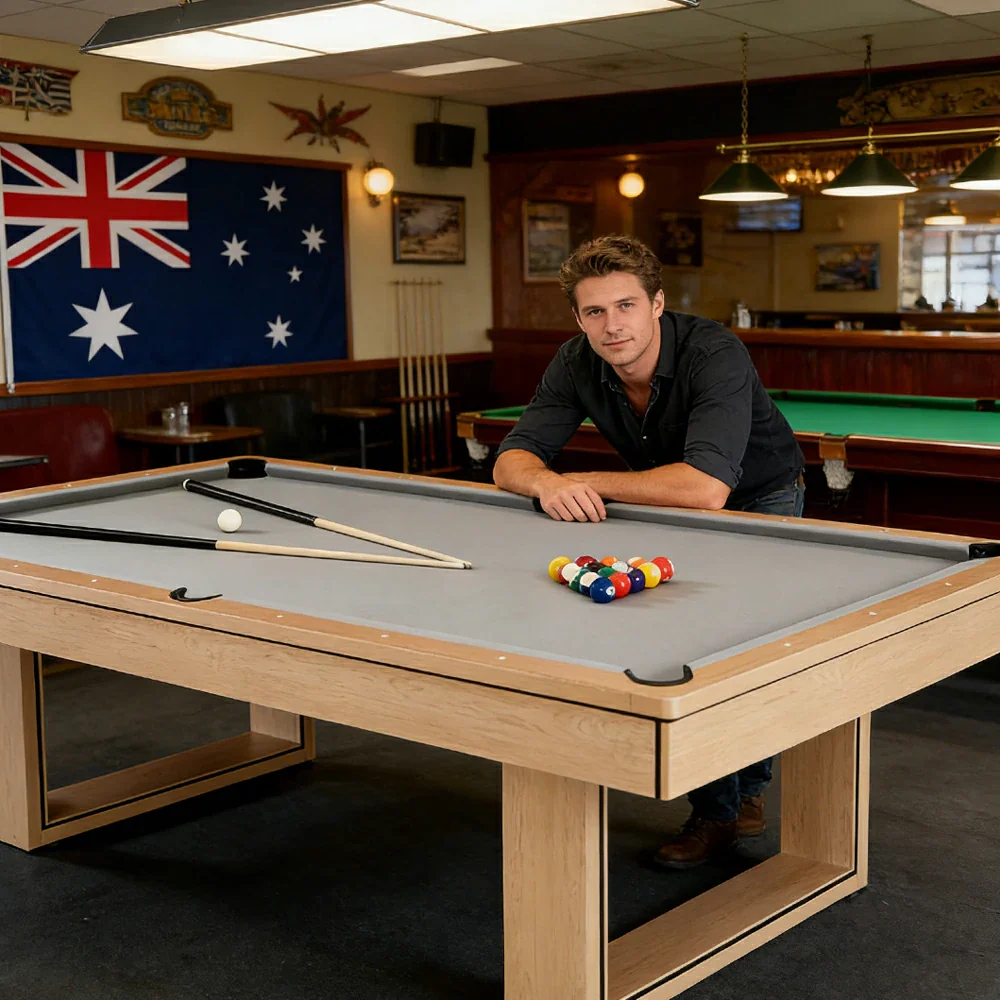 CUETIQ 7FT 3-IN-1 Simple Modern Pool Table/ Billards Table/ Pingpong Table/ Dining Table With Free Accessories - Image 23
