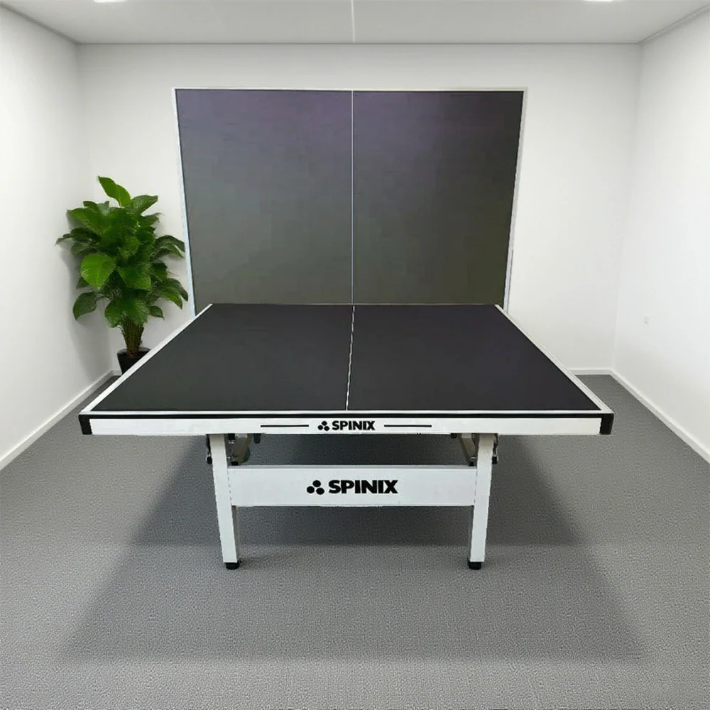 SPINIX Rollaway 13mm Indoor Black&Blue  Foldable Solo Play Table Tennis Pingpong Table-Bats Balls Net - Image 14