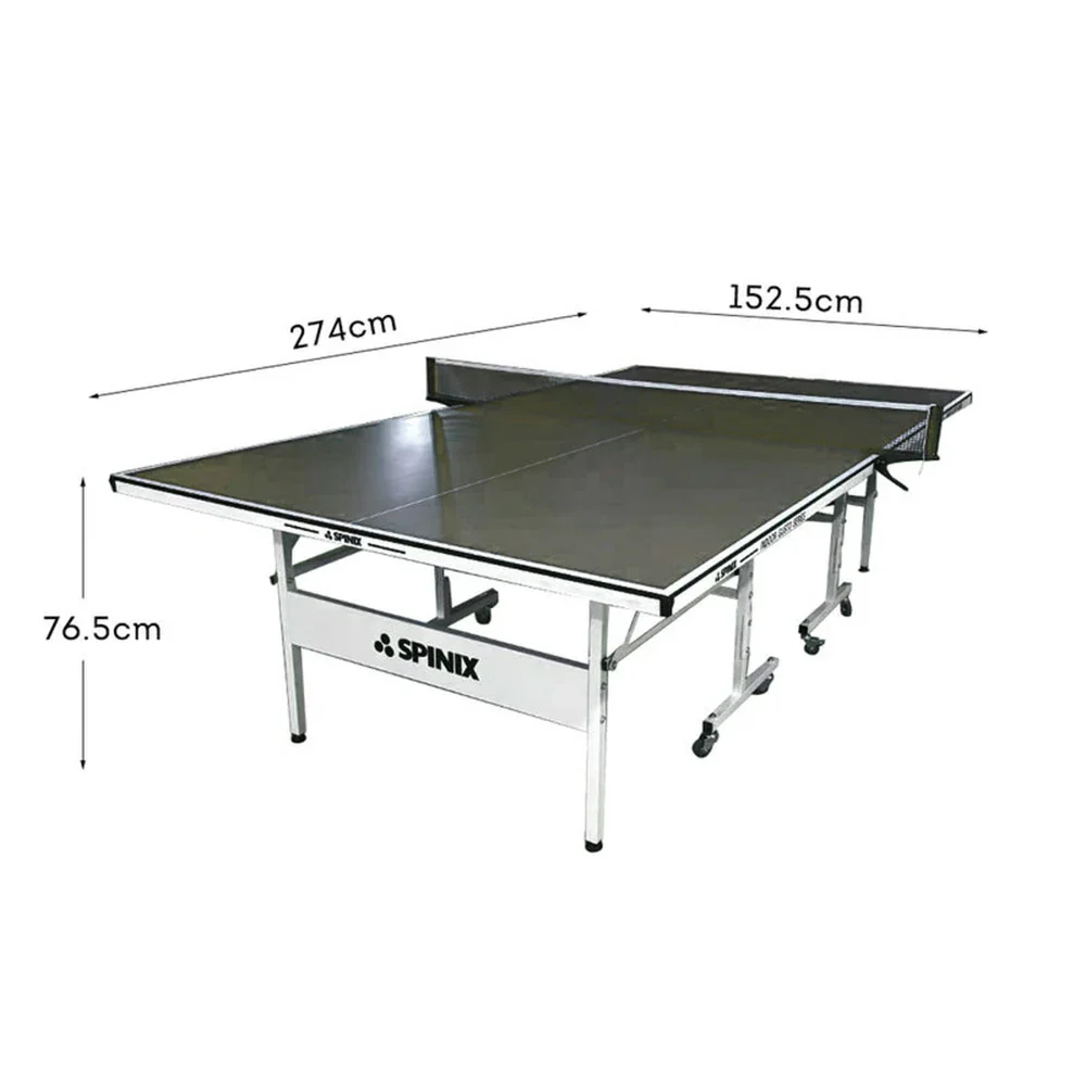 SPINIX Rollaway 13mm Indoor Black&Blue  Foldable Solo Play Table Tennis Pingpong Table-Bats Balls Net - Image 16