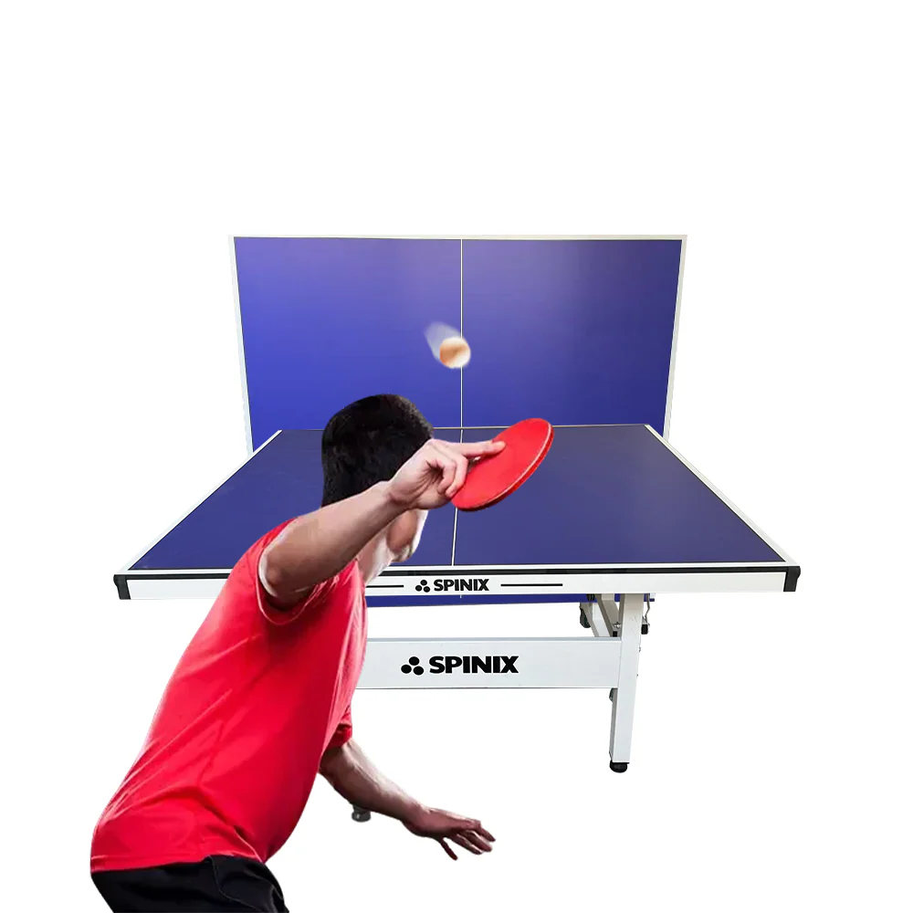 SPINIX 19mm Indoor Blue&Black Top Foldable Solo Play Table Tennis Pingpong Table-Bats Balls Net - Image 11