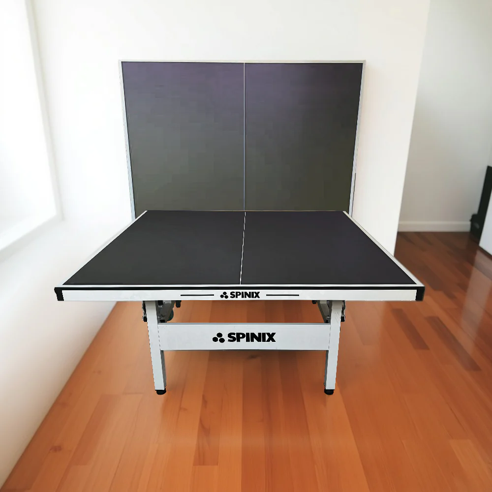 SPINIX 16mm Indoor Blue Foldable Solo Play Table Tennis Pingpong Table-Bats Balls Net - Image 13