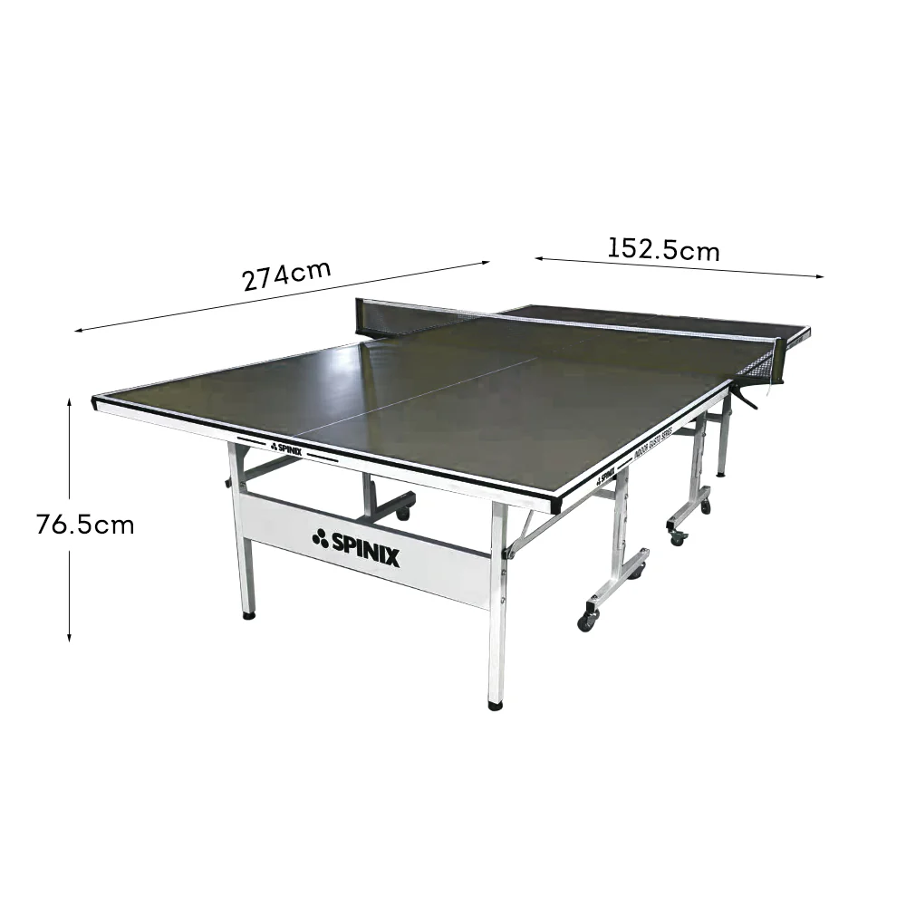 SPINIX 16mm Indoor Blue Foldable Solo Play Table Tennis Pingpong Table-Bats Balls Net - Image 17