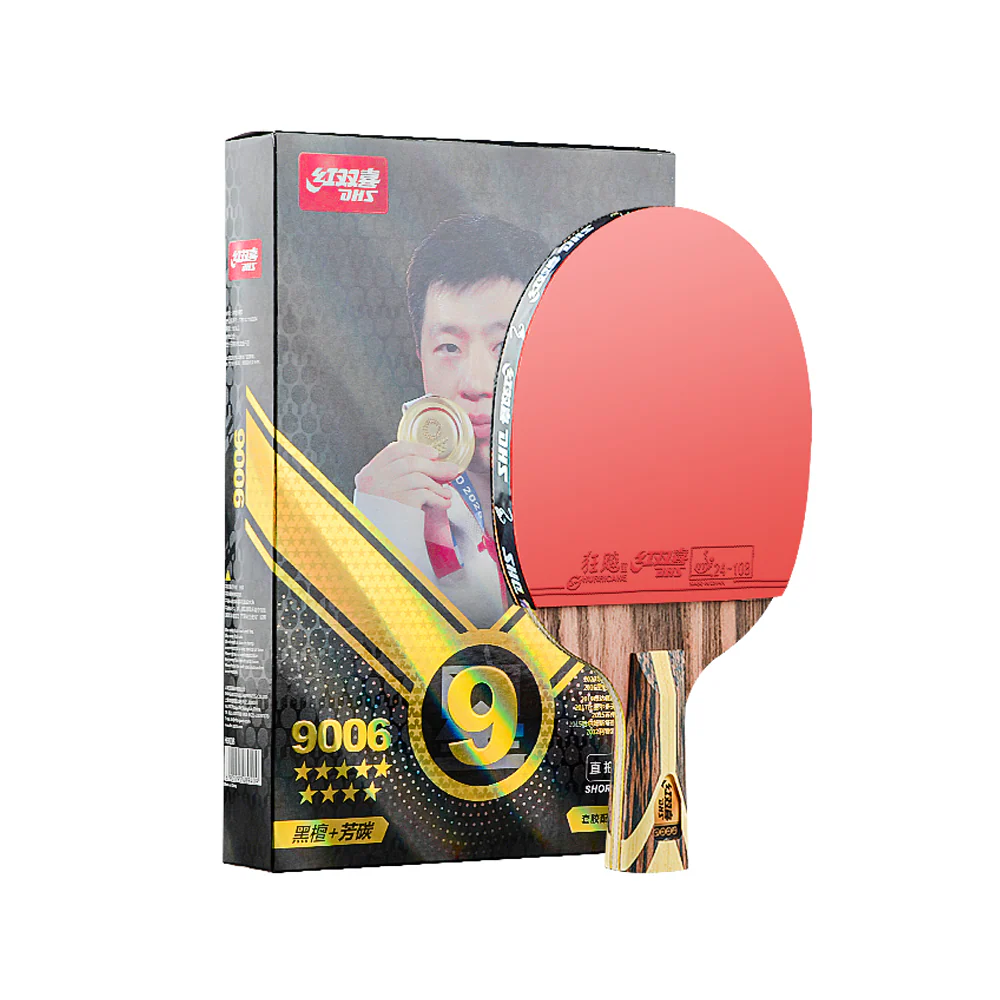 DHS 9-Star Ping Pong Racket Paddle/ Table Tennis Racket with Balls Shakehand Grip Or Penhold Grip - Image 6