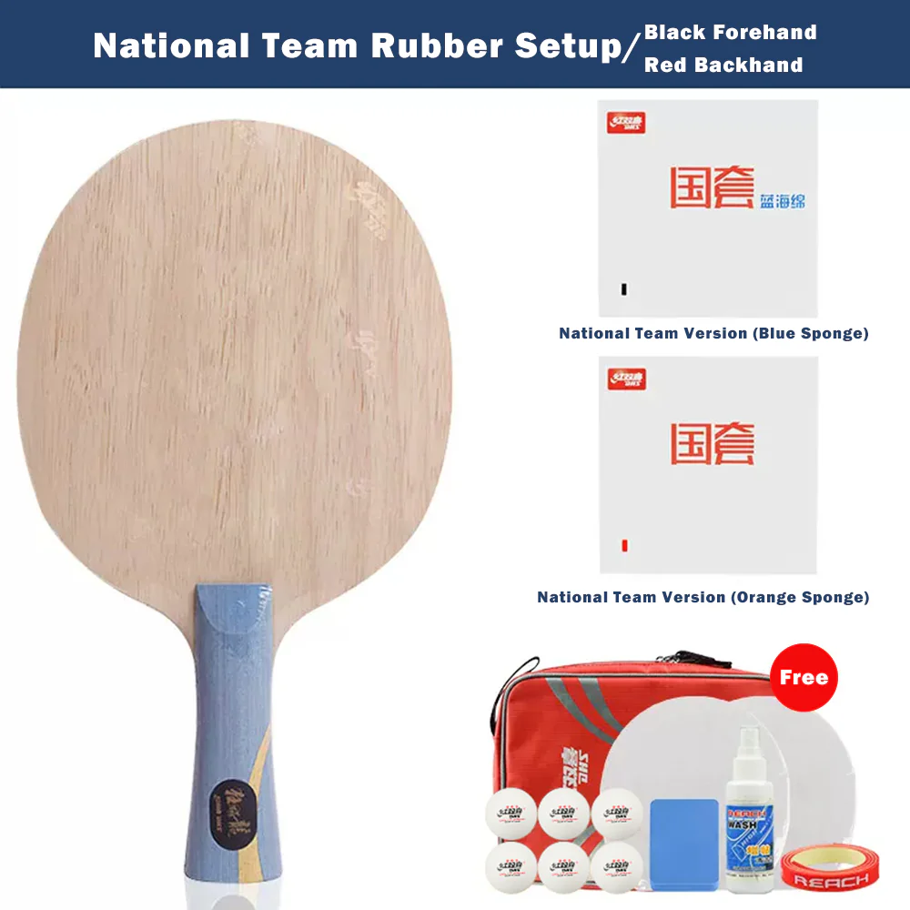 DHS Professional Table Tennis Racket - Hurricane Long 5 Ma Long Championship Edition - Image 6