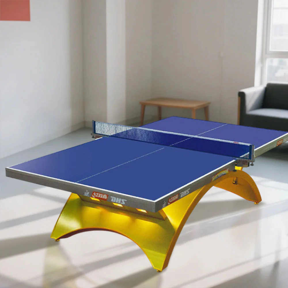 DHS NEORB&GOLDRB Premium 25mm Indoor Black&Blue Table Tennis Pingpong Table - Bats Balls Net - Image 18