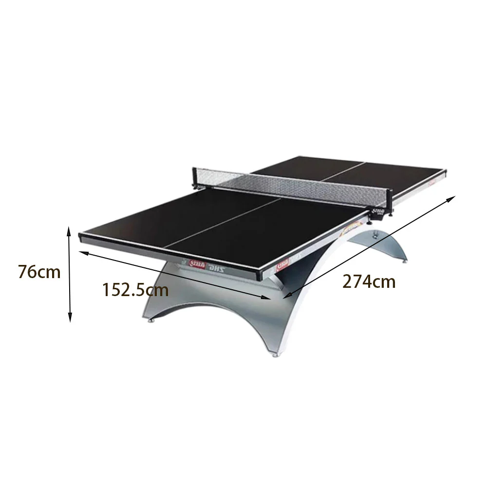 DHS NEORB&GOLDRB Premium 25mm Indoor Black&Blue Table Tennis Pingpong Table - Bats Balls Net - Image 24