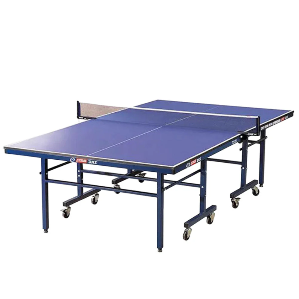 DHS T2023&T2123 Premium 18mm&15mm Indoor Blue Table Tennis Pingpong Table - Bats Balls Net - Image 5