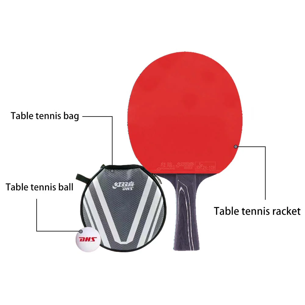 DHS Ping Pong Paddle Gift Box/Star diamond Tennis Racket - Image 15