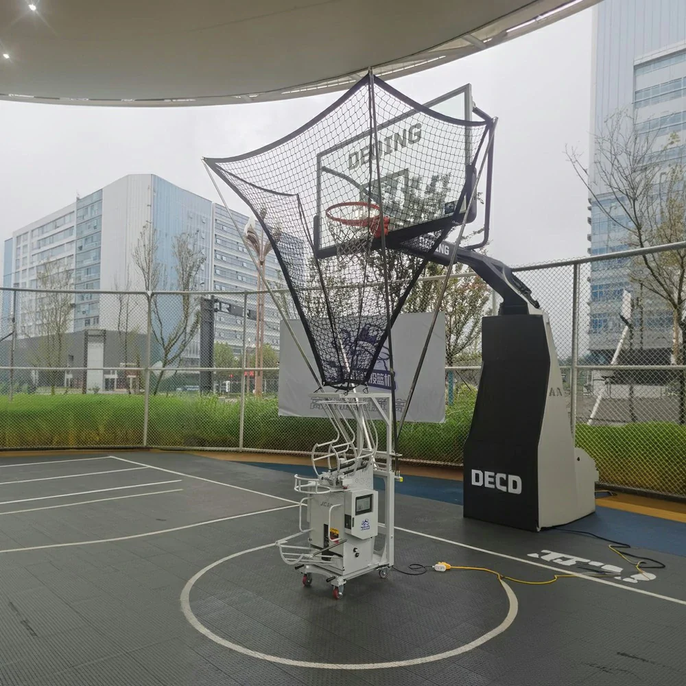DUNK MASTER Automatic Basketball Return System - Continuous Ball Return, Heavy-Duty Metal Frame, Adjustable Angles for Full-Court Training - Image 2