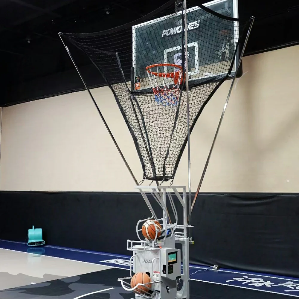 DUNK MASTER Automatic Basketball Return System - Continuous Ball Return, Heavy-Duty Metal Frame, Adjustable Angles for Full-Court Training - Image 3