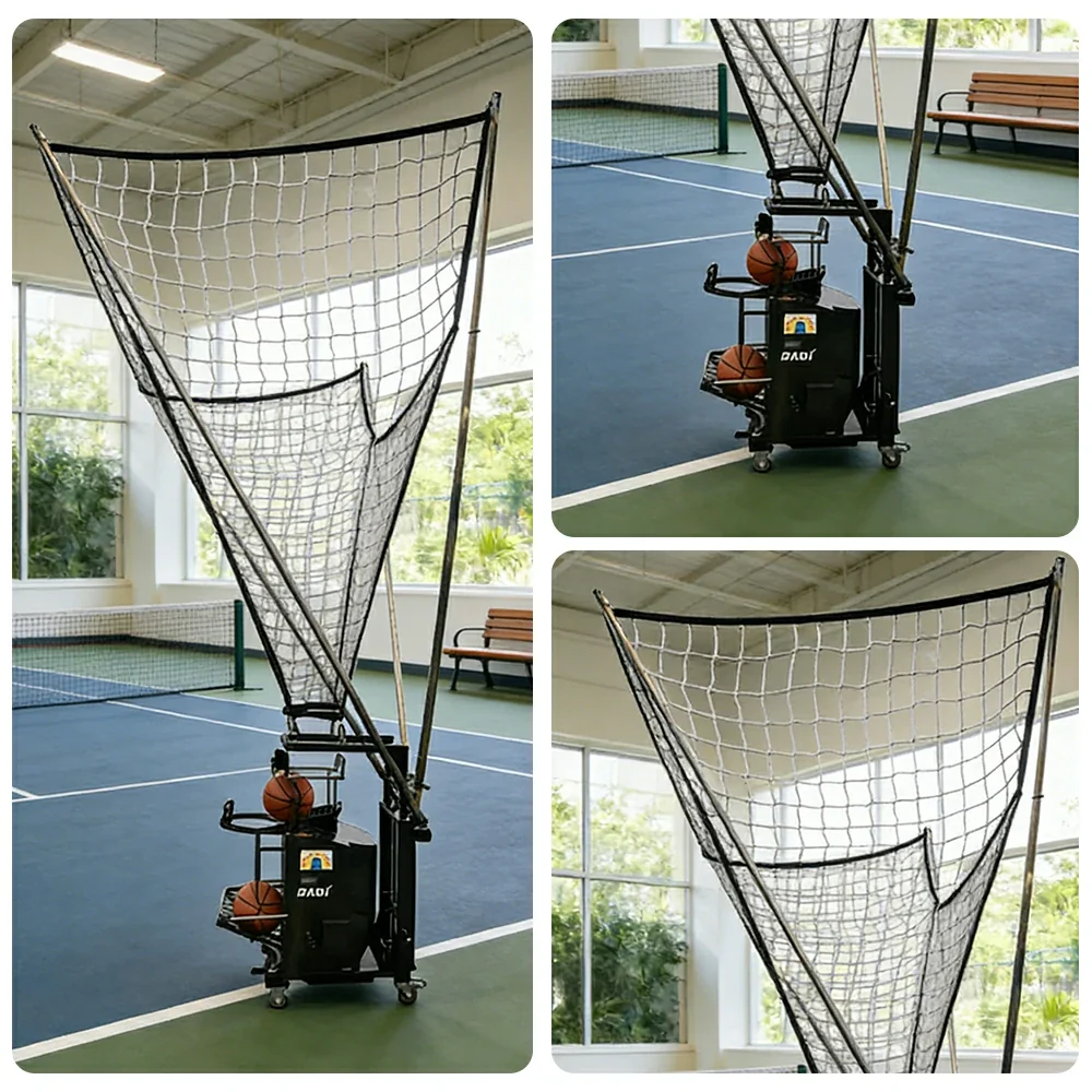 DUNK MASTER Smart Basketball Return System - Auto Ball Recovery, Reinforced Metal Frame, Clear Track for Accurate Shot Feedback - Image 3