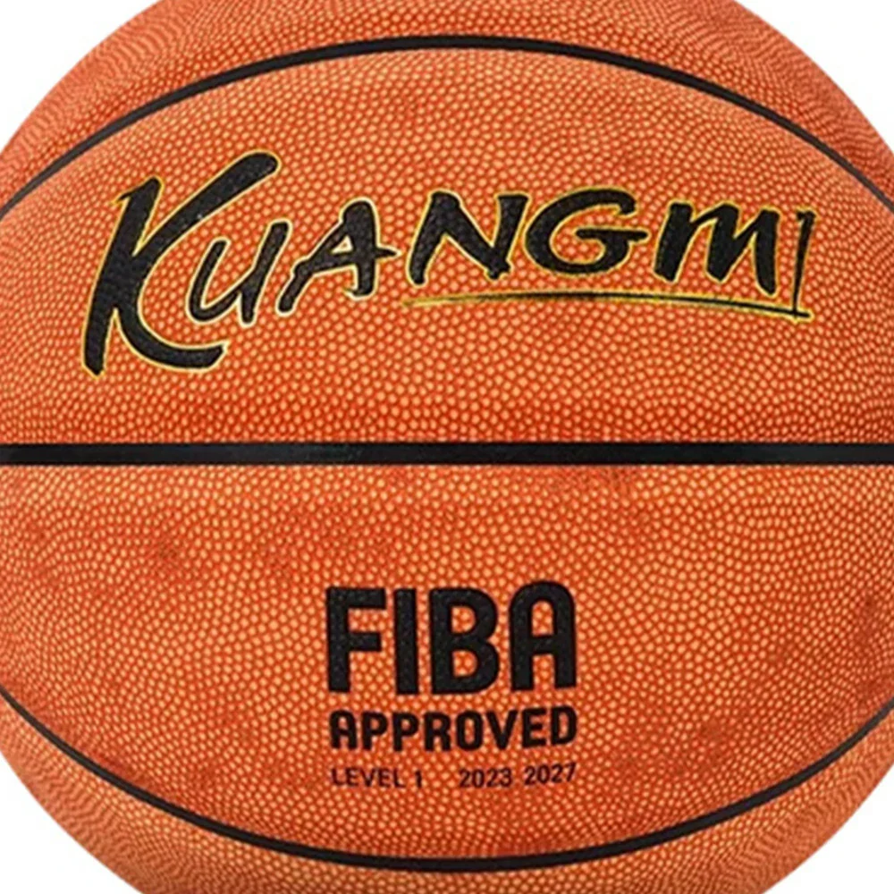 DUNK MASTER Basketball 7# – Quick Rebound, Durable Nylon Bladder – Deep Channel Grip, Synthetic PU Leather - Orange - Image 3
