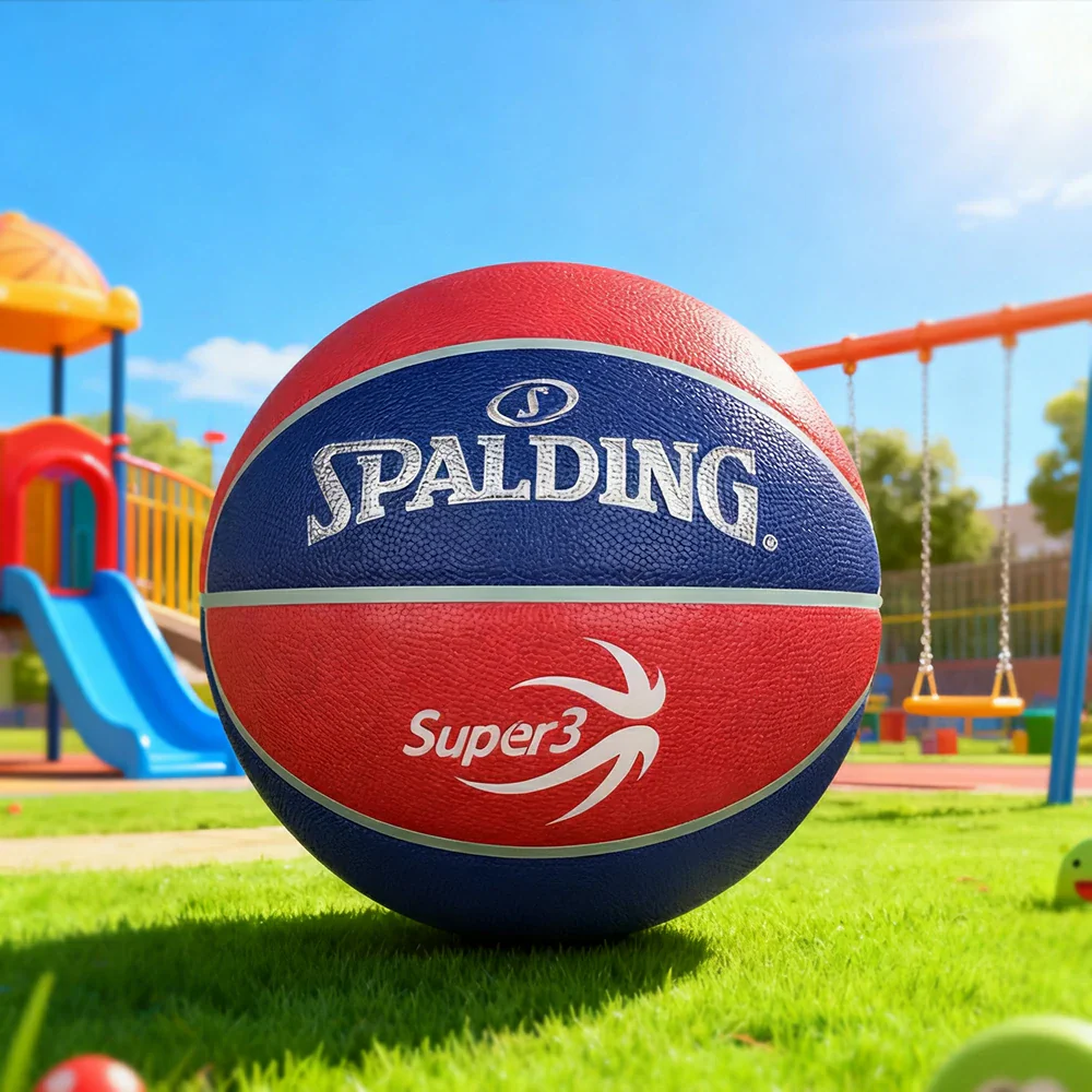 DUNK MASTER 77-731Y6 SPALDING Authentic Basketball 6#, Foam-Grain Texture, Rubber Bladder, Enhanced Grip, Quick Bounce - Image 2