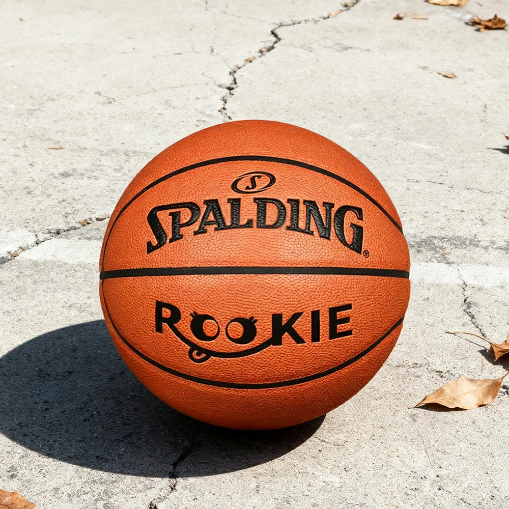 DUNK MASTER 77-403Y5 SPALDING Authentic Basketball 5#, Foam-Grain Texture, Rubber Bladder, Enhanced Grip - Image 4