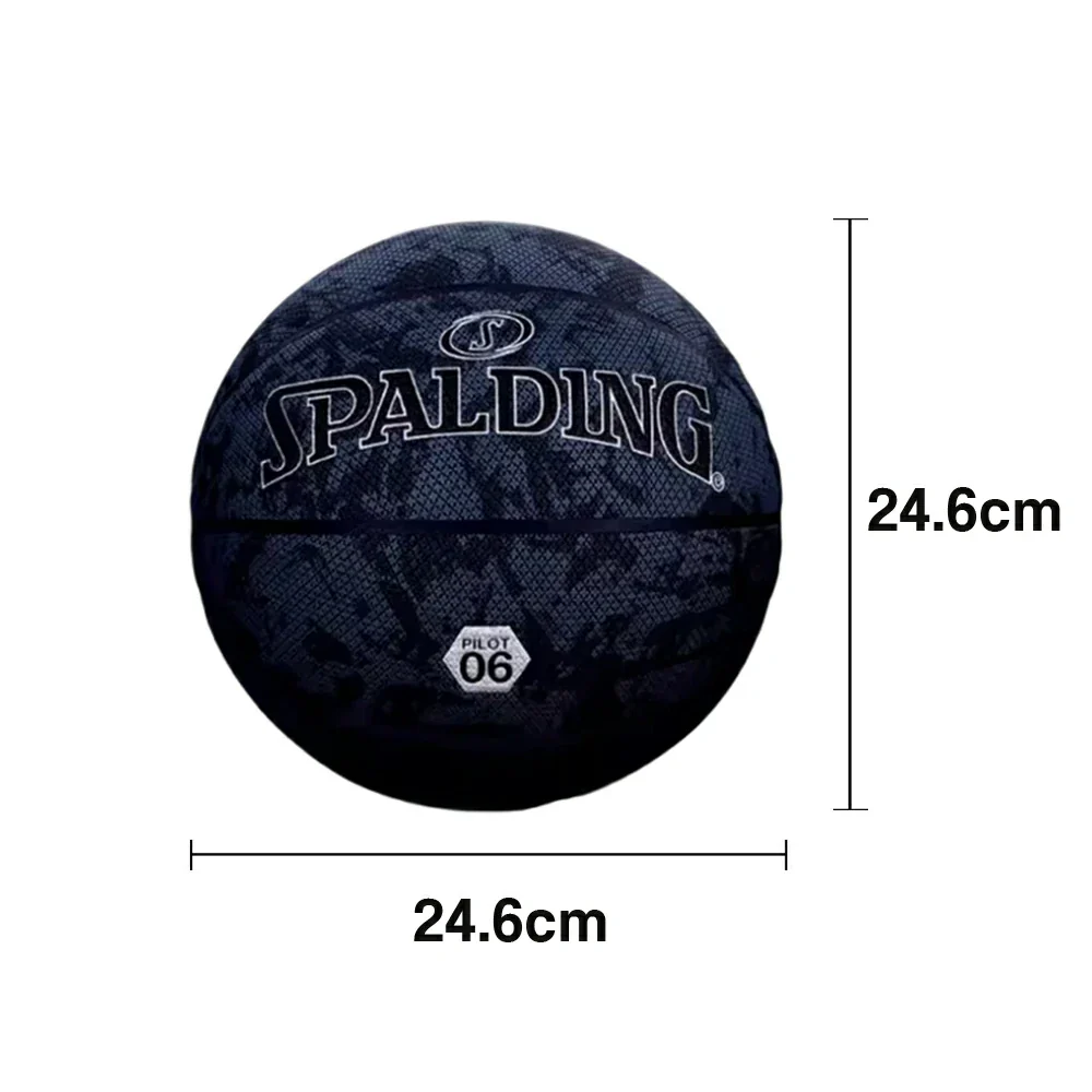 DUNK MASTER 77-933Y SPALDING Authentic Basketball 7# Professional-Grade Nylon Winding Rubber Core, Stable Pressure, Durable Design - Image 5
