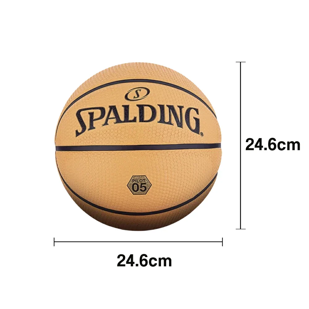 DUNK MASTER 85-011Y SPALDING Authentic Basketball 7# High-Performance PU Rubber Bladder Nylon Winding, Superior Grip, Durable Design - Image 5