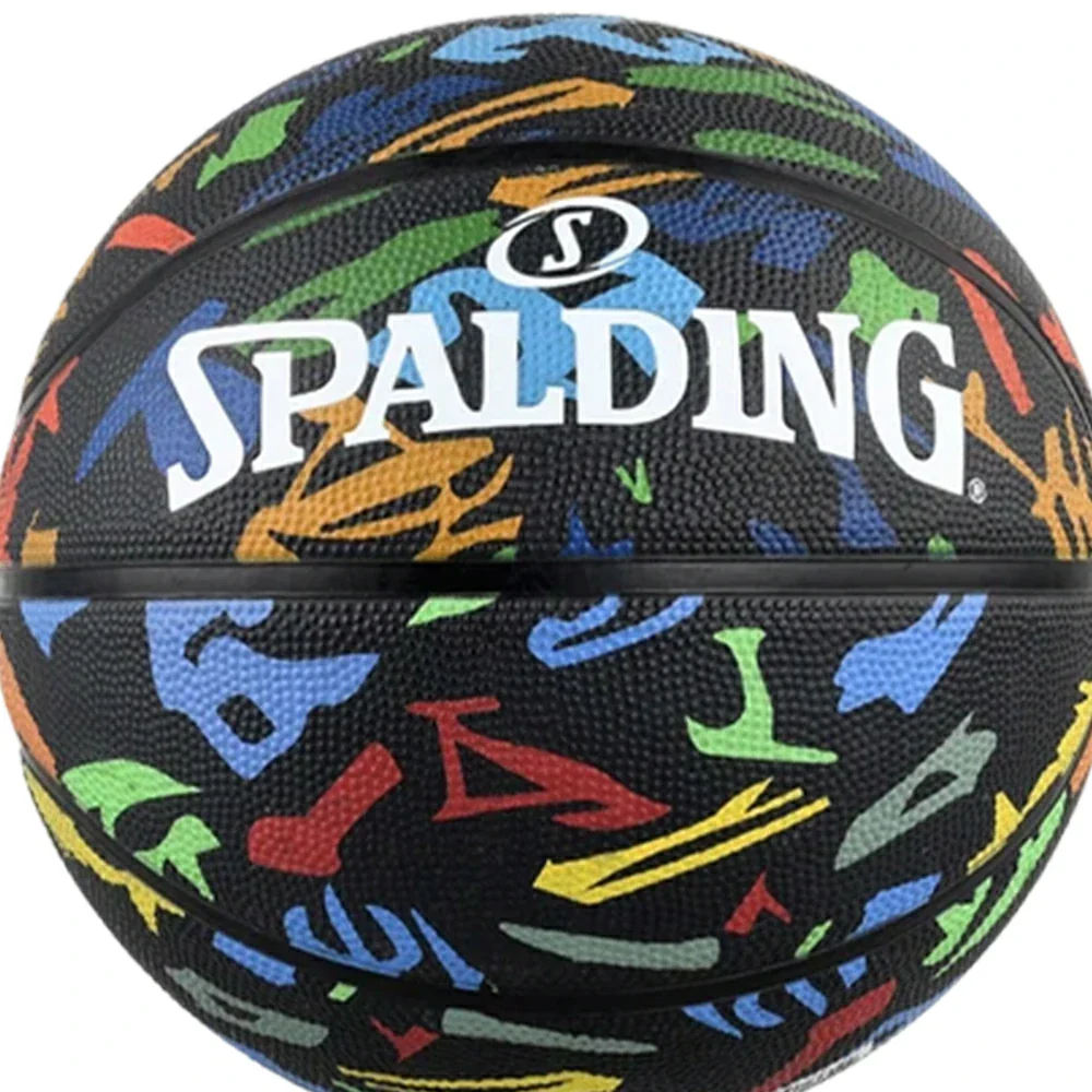 DUNK MASTER 84-610Y SPALDING Authentic Basketball 7# High-Performance PU Rubber Bladder Nylon Winding, Superior Grip, Durable Design - Image 3