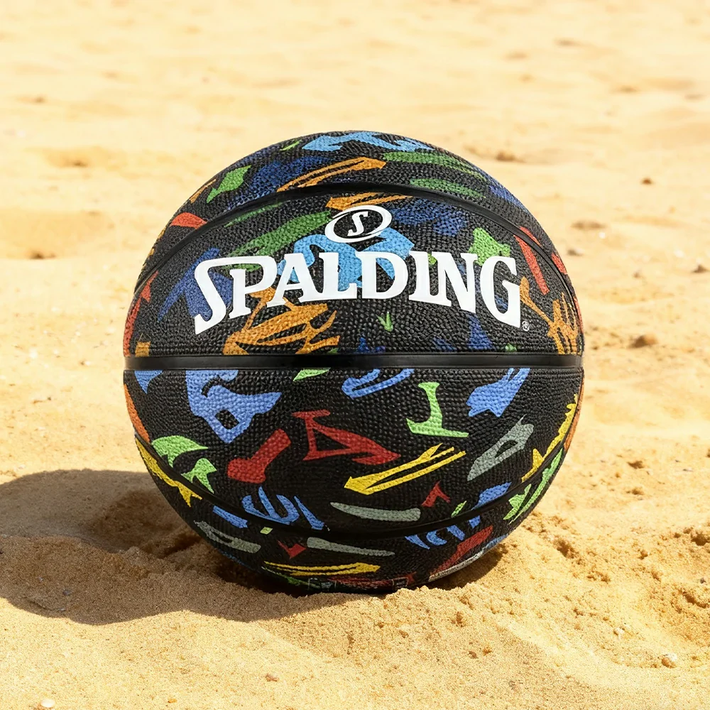 DUNK MASTER 84-610Y SPALDING Authentic Basketball 7# High-Performance PU Rubber Bladder Nylon Winding, Superior Grip, Durable Design - Image 4