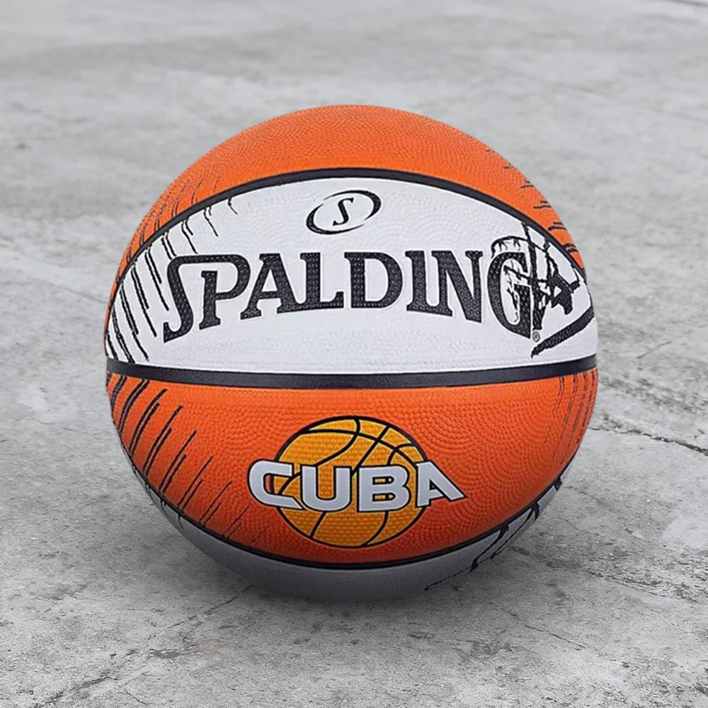 DUNK MASTER 84-379Y SPALDING Authentic Basketball 7# High-Performance PU Rubber Bladder Nylon Winding, Superior Grip, Durable Design - Image 4