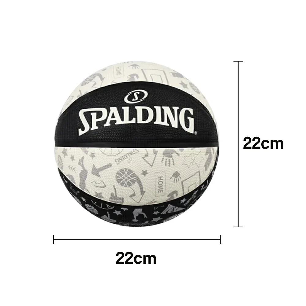 DUNK MASTER 84-611Y5 SPALDING Authentic Basketball 5#, Foam-Grain Texture, Rubber Bladder, Enhanced Grip - Image 5