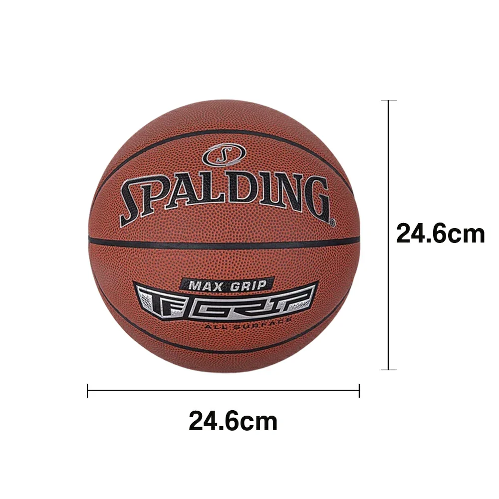 DUNK MASTER 76-873Y SPALDING Authentic Basketball 7# Dust-Resistant Foam Rubber Core Nylon Winding, Superior Grip, Quick Bounce - Image 5