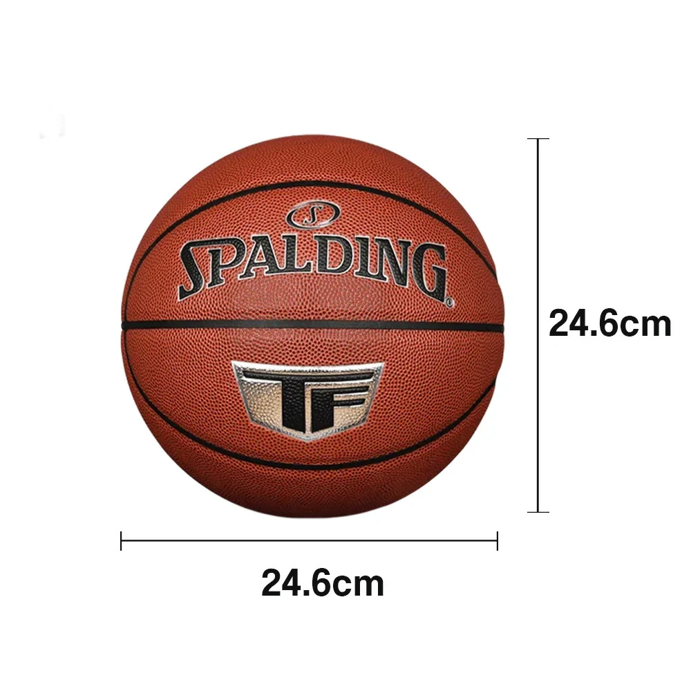 DUNK MASTER 77-764Y SPALDING Authentic Basketball 7# Dust-Resistant Foam Rubber Core Nylon Winding, Superior Grip, Quick Bounce - Image 5